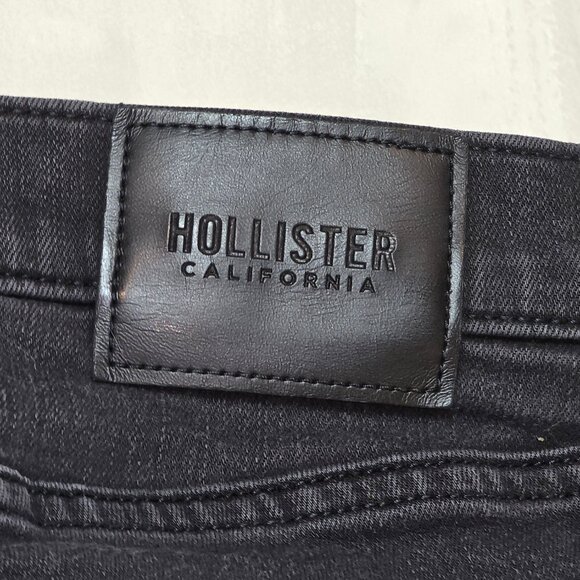 Hollister Men’s Straight Jeans Black Advanced Stretch W32 L30 - Picture 4 of 4